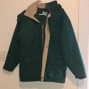 ST. JOHN'S BAY GREEN WINTER PUFFY JACKET